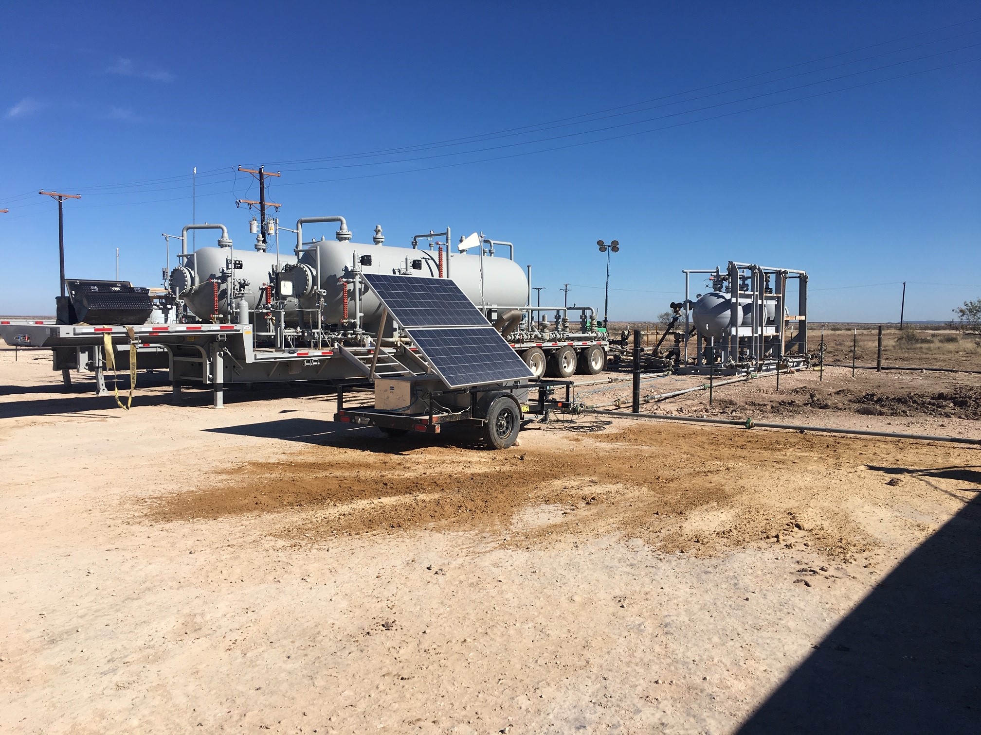 Greene’s Energy Group provides an array of sand separator spreads and monitoring solutions. (Source: Greene’s Energy Group)