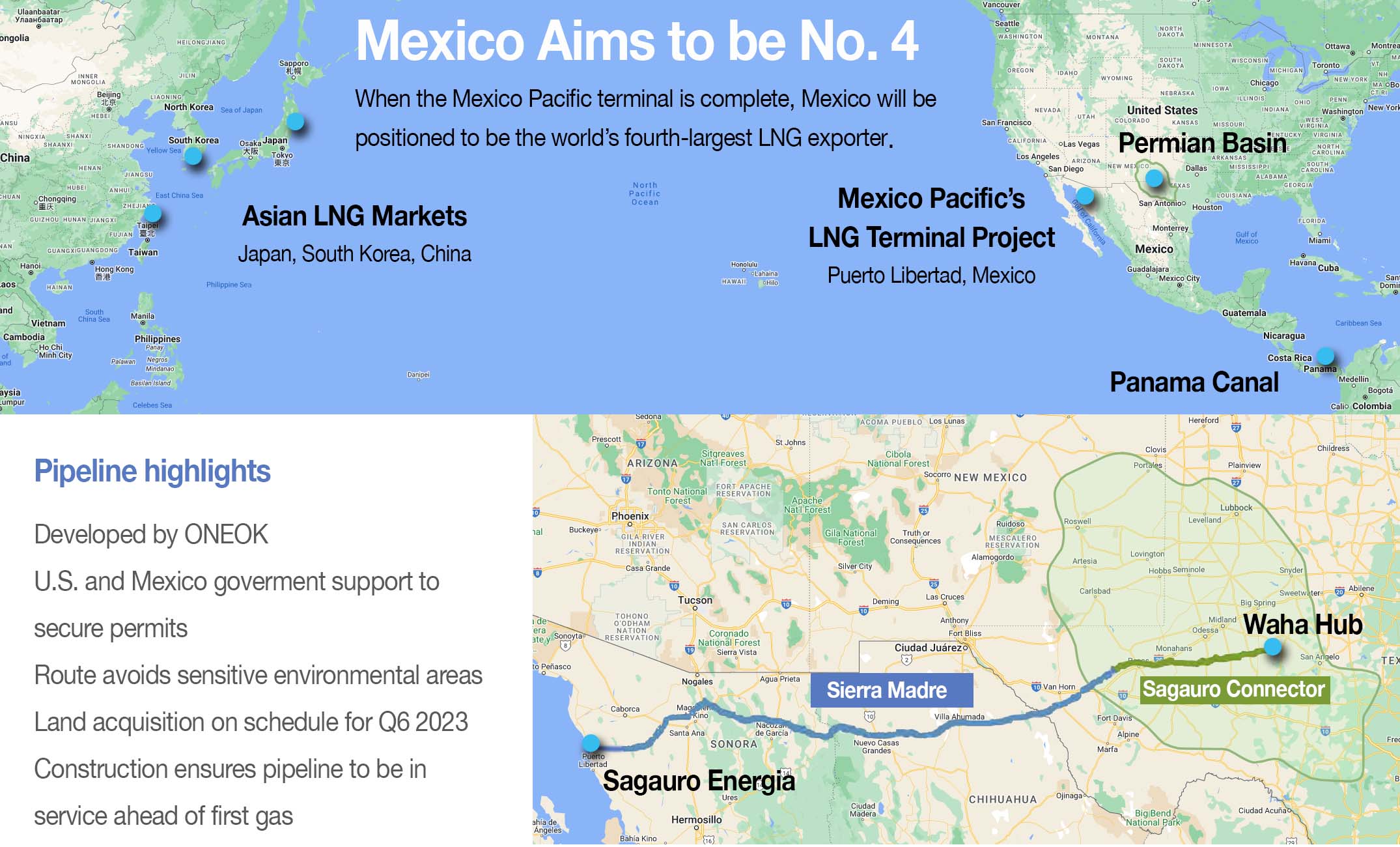 Mexico Pacific pipeline